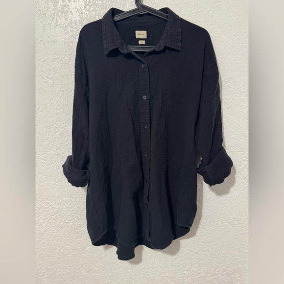 Aritzia Wilfred Free Organic Cotton Sail Shirt - Picture 2 of 9